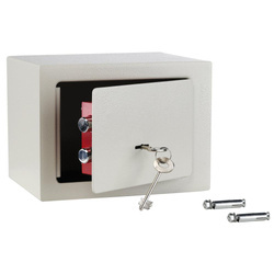 Mini sejf z dwoma kluczami 16 x 22 x 15 cm