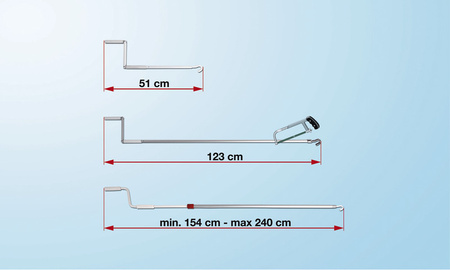 Korba ręczna FIAMMA 51 cm