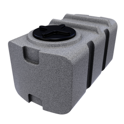 Prostokątny pojemnik 400 l UHPLAST marmurowy