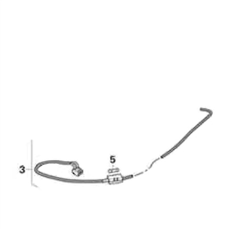 Chimney connection cable with fuse for S-5004