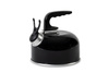 CAMP4 Mariella whistling kettle 1 l - with detachable handle, 15 x 14.5 x 9 cm, black, for motorhomes and camping