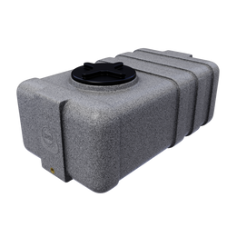 Prostokątny lekki pojemnik 100 l UHPLAST marmurowy