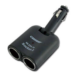 Adjustable cigarette lighter socket splitter - 12 V / 10 A