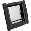 Okno dachowe czarne 40x40cm MPK VisionStar M 2 LED z roletą 