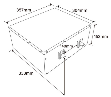 180Ah podgrzewany akumulator podsiedzeniowy LiFePO4 12,8V ULTIMATRON