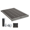 140 W monocrystalline panel kit + regulator 1 battery