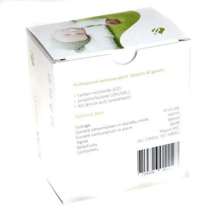 3GAS+ Alarm 12V carbon monoxide (CO), propane-butane, narcotic gases detector
