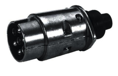 Wtyczka Carbest 7-pinowa do przyczepy kempingowej wykonana z metalu
