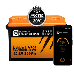 Akumulator LIONTRON LiFePO4 12.8V 200Ah LX Smart z Bluetooth Arctic