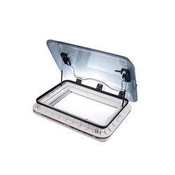 Okno dachowe płaskie 500x700mm z LED, roletą i moskitierą