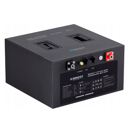 Akumulator Renogy LiFePO4 12V 500Ah Pro Smart z Bluetooth i funkcją samonagrzewania