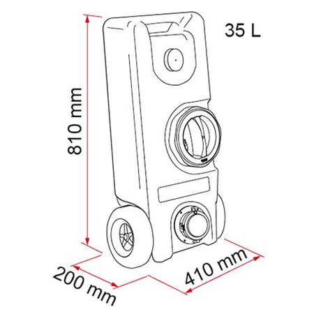 fresh water rolling tank 40 F