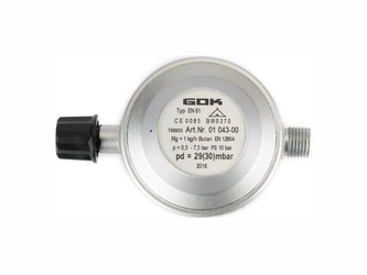Regulator niskiego ciśnienia GAZ X G 1/4 LH-KN 30 mbar Camping