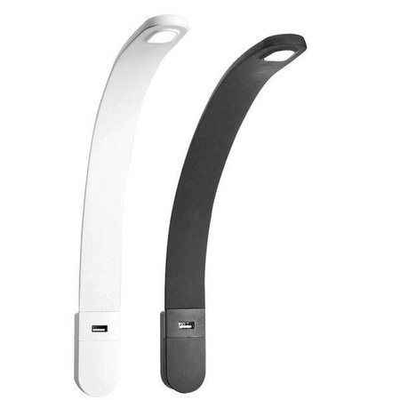 Stylowa lampa LED z USB do kampera gęsia szyja Fawo S czarna