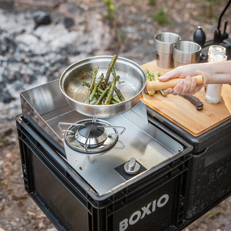 BOXIO COOK Max + - Zestaw do gotowania na kempingu z kuchenką gazową