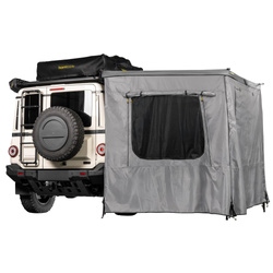 Horntools Ściany boczne Horizon Straight Poliester Szary 200 cm