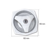 External handle 1033 white with keys
