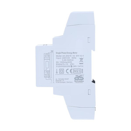 DIN-Rail Mounted AC Energy Meter, 230 V, single-phase