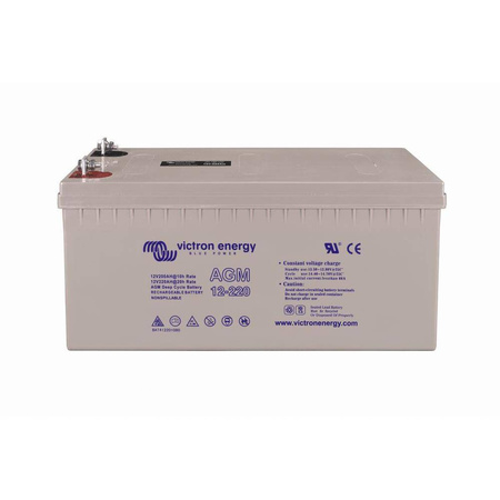 12V/220Ah AGM Deep Cycle Battery 650 / 250