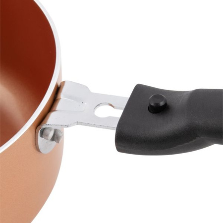 Patelnia ceramiczna Bo-Camp 24 cm indukcja odpinana rączka