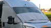 Zewnętrzna termoizolacja szyb kabiny Ford Tourneo Custom od 2023 - osłona termiczna Carbest z pianką 10 mm