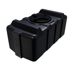 Prostokątny lekki pojemnik 300 l UHPLAST czarny