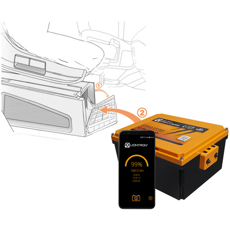 Akumulator LIONTRON LiFePO4 12.8V 150Ah LX Smart z Bluetooth podsiedzeniowy