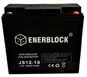 Akumulator kwasowo-ołowiowy ENERBLOCK AGM 12V, 18AH Seria JS