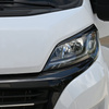 osłony reflektorów Evil Eye czarne niepomalowane Ford Transit Custom 2018-2022