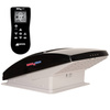MaxxFan Deluxe Remote controlled roof fan, skylight for campervan, Smoke, 40x40cm