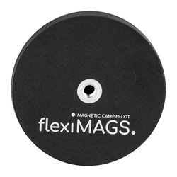 flexiMAGS Magnes okrągły 57mm czarny zestaw 2s