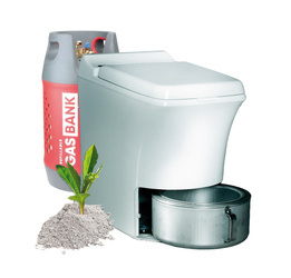 Cinderella Freedom - incineration toilet with LCD display