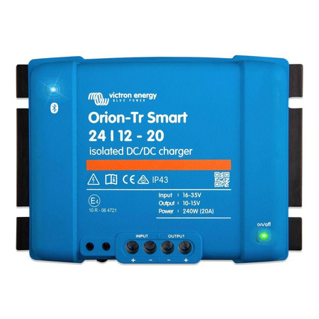 Victron Orion-Tr Smart 24/12-20A (240W) izolowana ładowarka DC-DC, Bluetooth, kamper