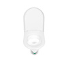 Composting toilet insert (white) & plastic seat TROBOLO