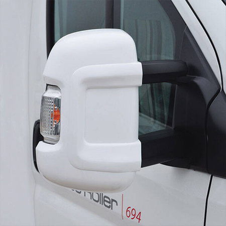 White Ducato X250 long arm cover - pair