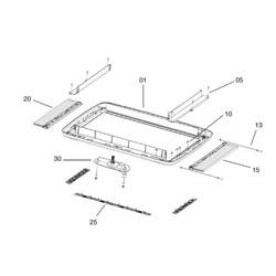 Kompletna rama wewnętrzna dla wersji z korbą