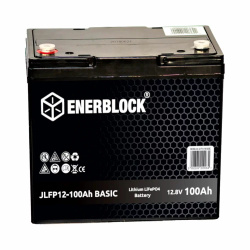 100AH Akumulator LITHIUM BASIC LiFePO4 ENERBLOCK 12.8V