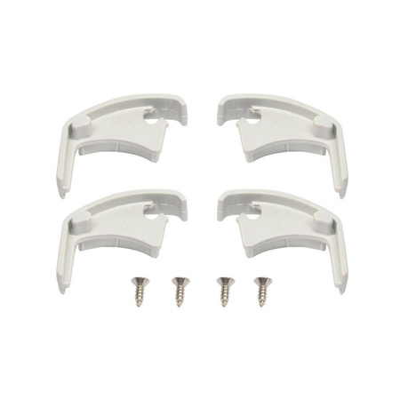Threaded Cap Clamp Profile, 4 Pieces