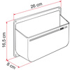 Fiamma Storage Container L – wielofunkcyjny pojemnik / półka na ścianę, biały