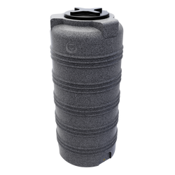 Cylindryczny pionowy pojemnik 505 l UHPLAST marmurowy