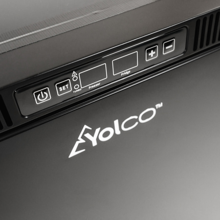 Yolco lodówka kompresorowa do zabudowy RL75M 72 l, dwustrefowa, czarna