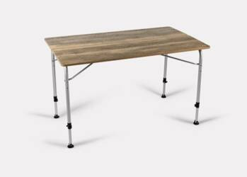 Składany stół kempingowy Dometic Zero Light Oak 120 x 70 cm