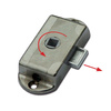 Lock Piccolo Nova left nickel-plated D15