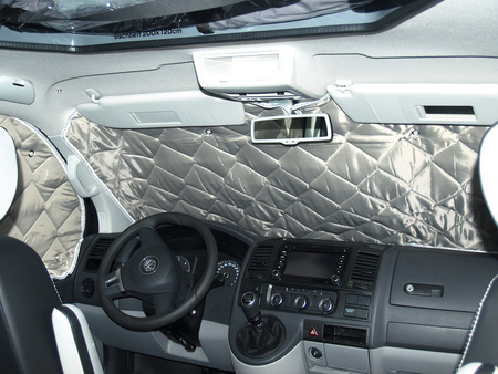 Mata termiczna Isoflex 9-warstwowa do Renault Master 2005-2010 kabina 2 części szary