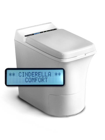 Cinderella Comfort - incineration toilet with LCD display