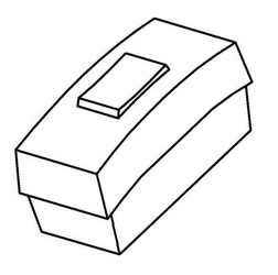 BR-SYSTEMS Przełącznik do Wyciągu Rowerowego 62g