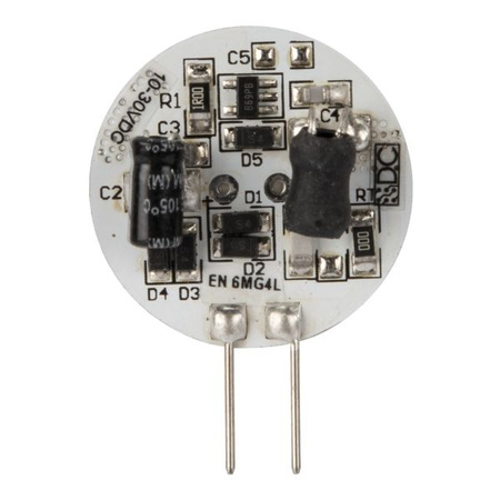 Żarówka LED 6 SMD gniazdo G4, 1Watt, 100lm, 3000K