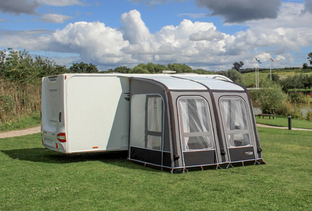 CAMPTECH Opal Air 200 inflatable partial awning for motorhomes and caravans with a lifting roof - width 200 cm, attachment height 265-280 cm, Camptex All Season, 23.5 kg