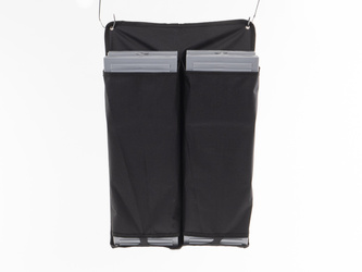 Kieszeń ścienna Carbest ramp wedge, czarna