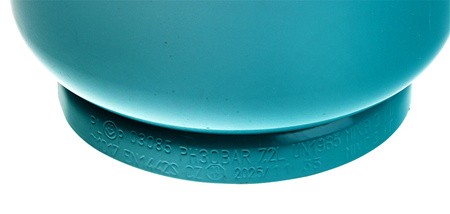 Butla gazowa turystyczna 3KG z wyjściem 3/8" Vitkovice (pusta)